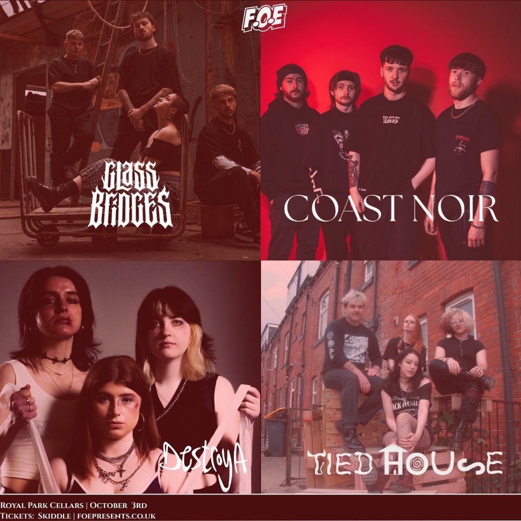 Glass Bridges \/\/ Coast Noir \/\/ Destroya \/\/ Tied House