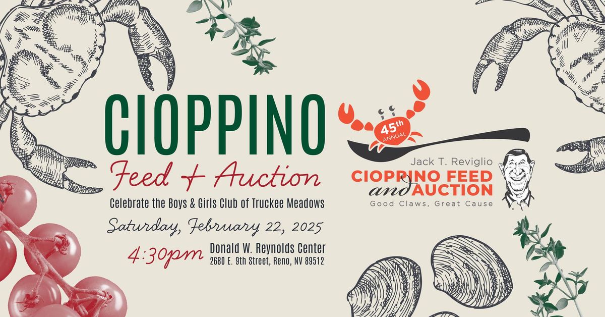 45th Annual Cioppino Feed & Auction! \ud83c\udf72\ud83c\udf89