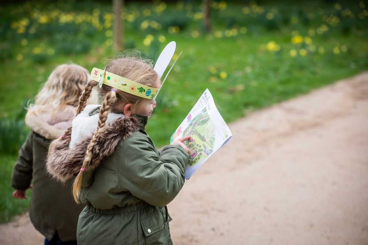 Easter egg hunt at Hanbury Hall