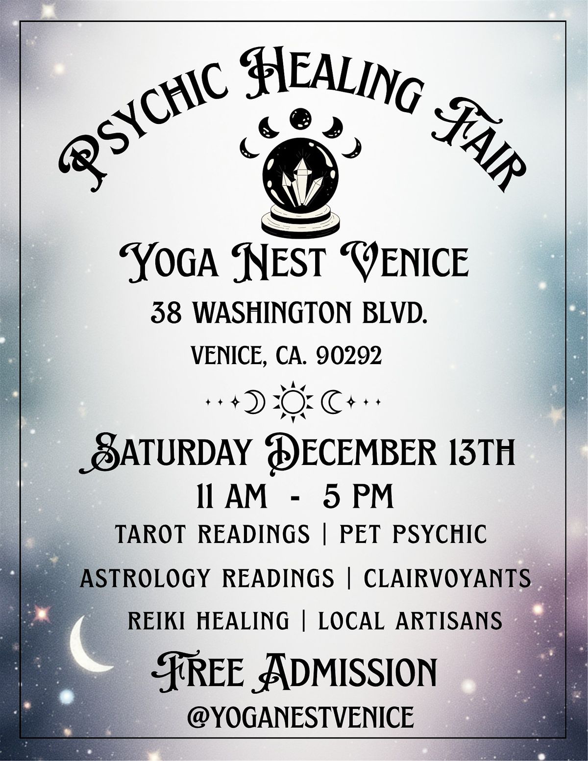 PSYCHIC HEALING FAIR - LOS ANGELES