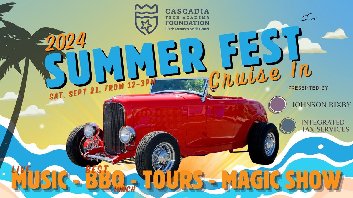 Cascadia Tech Foundation's Summer Fest Cruise In