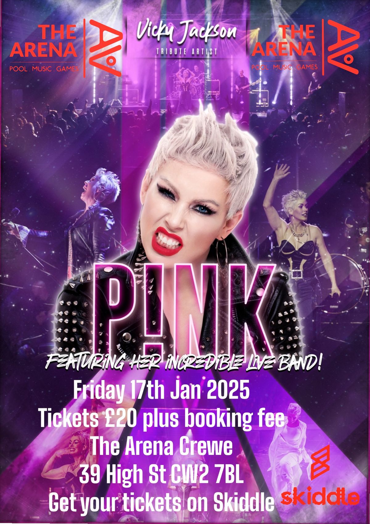 Vicky Jackson as P!NK