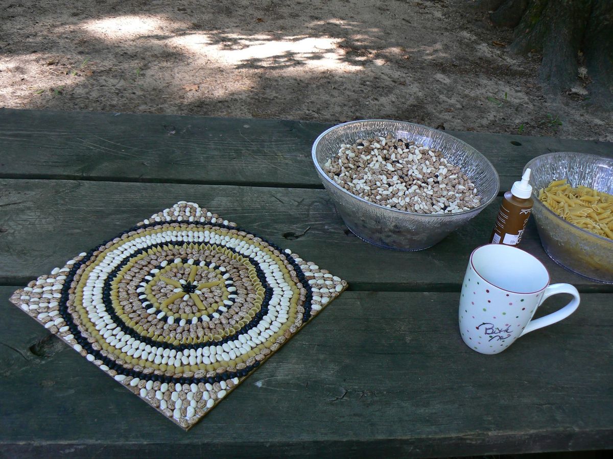 Seed Mosaics with Little Gardeners