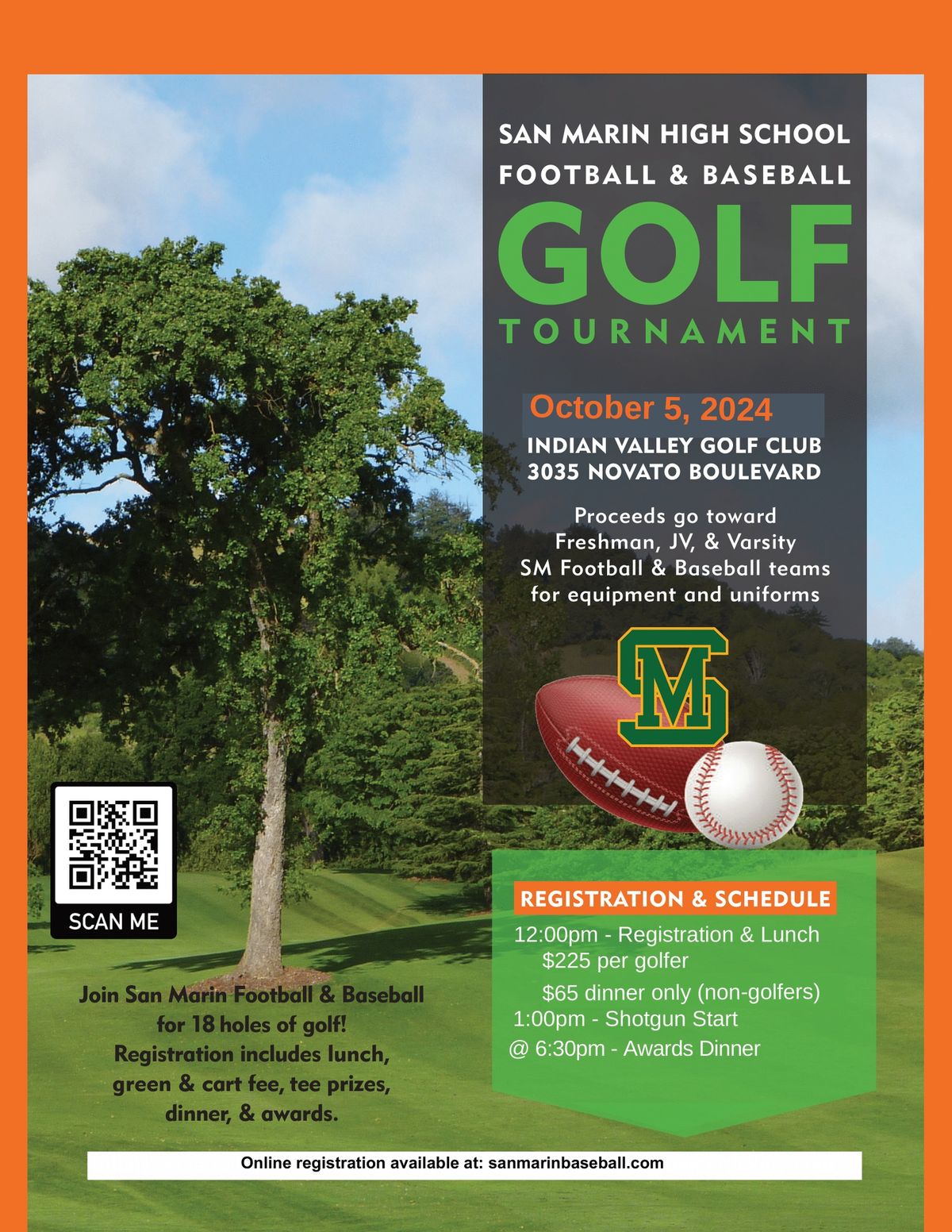 San Marin Football & Baseball Golf Tournament