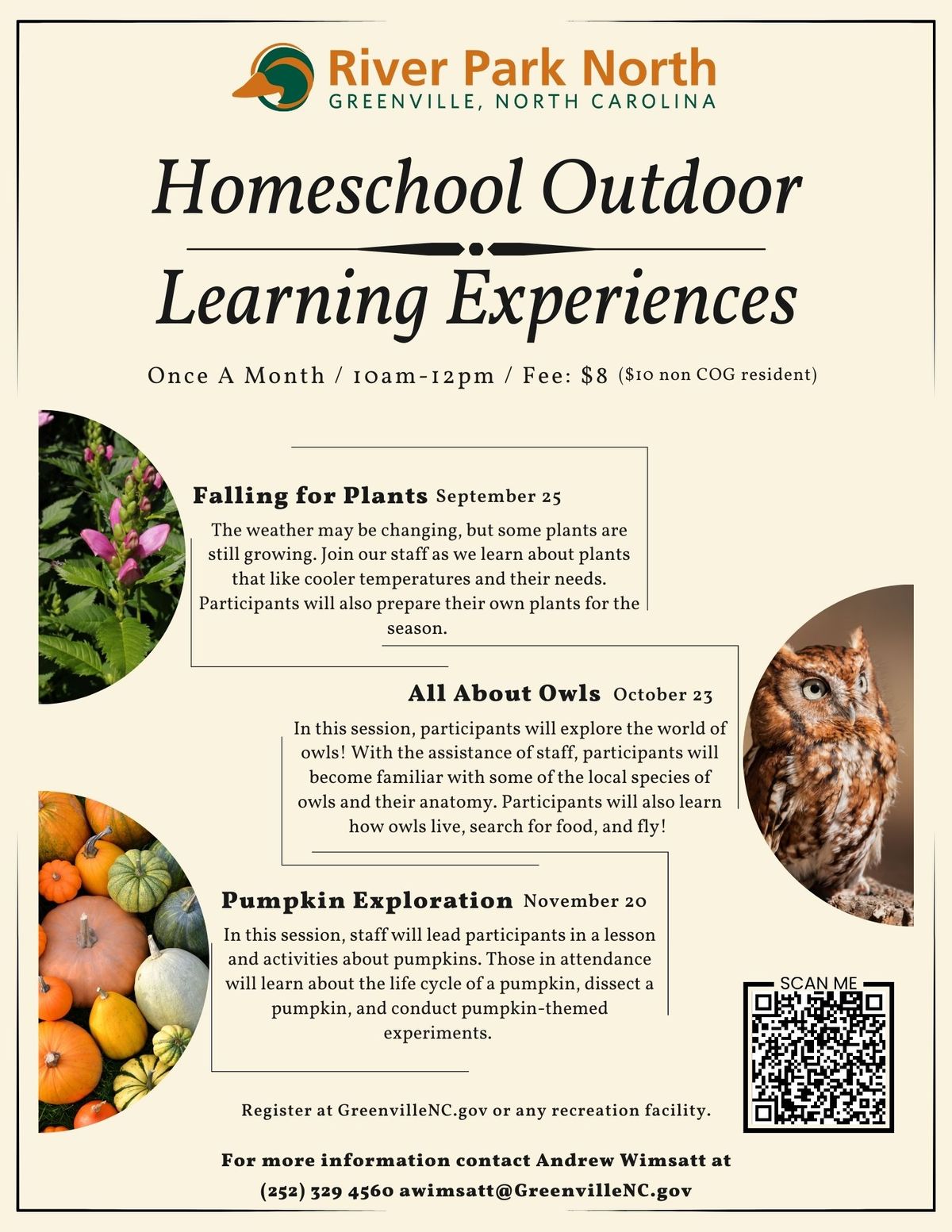 Homeschool Outdoor Learning Experiences: Falling for Plants at River Park North