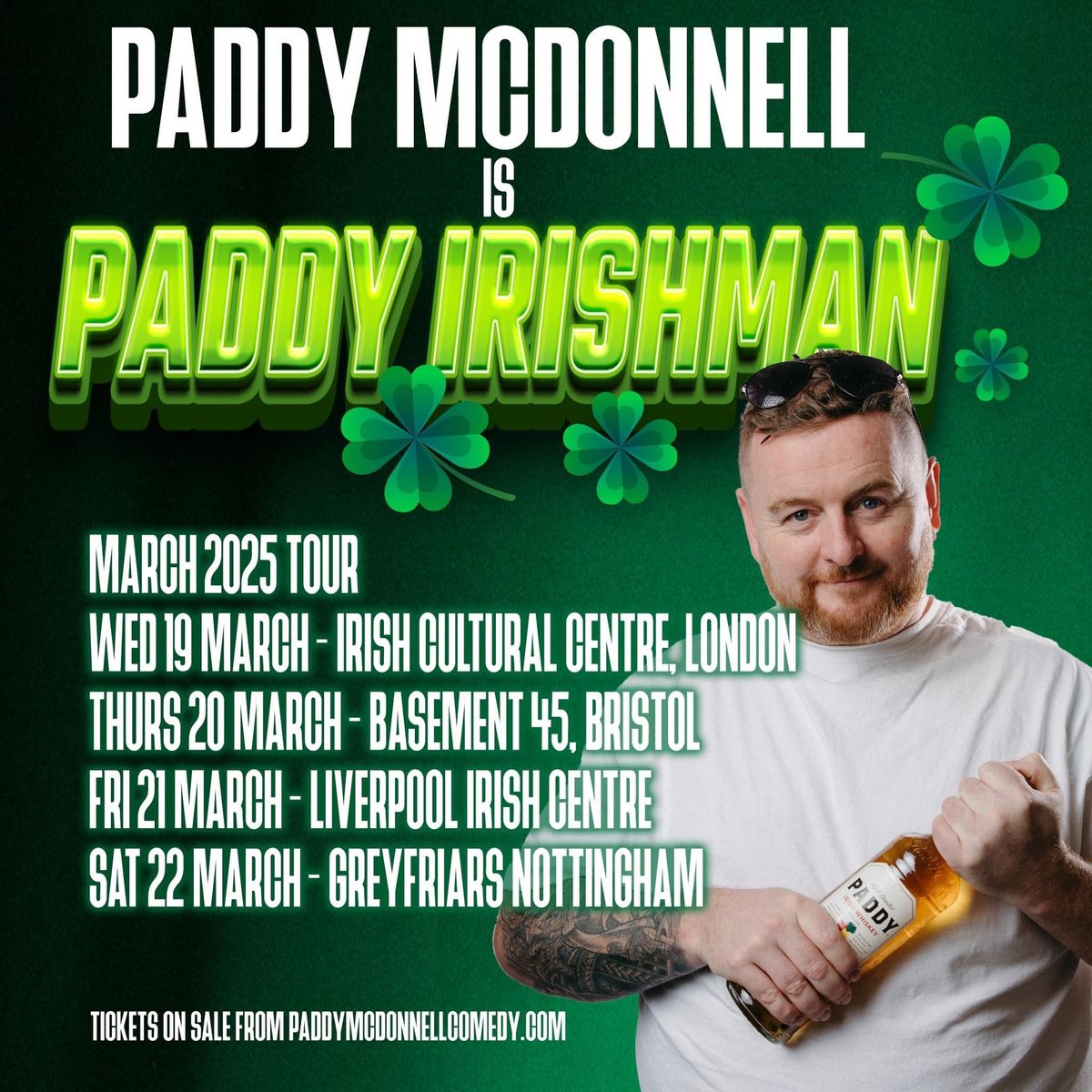 Paddy McDonnell is Paddy Irishman 