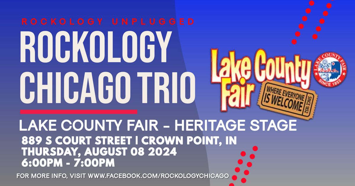 ROCKOLOGY ACOUSTIC TRIO | LAKE COUNTY FAIR - HERITAGE STAGE
