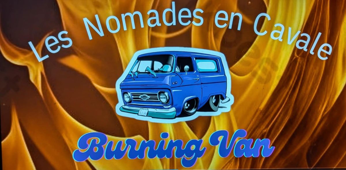 Burning Van