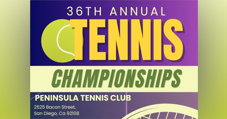 36th Annual Peninsula Tennis Club Adult Championships