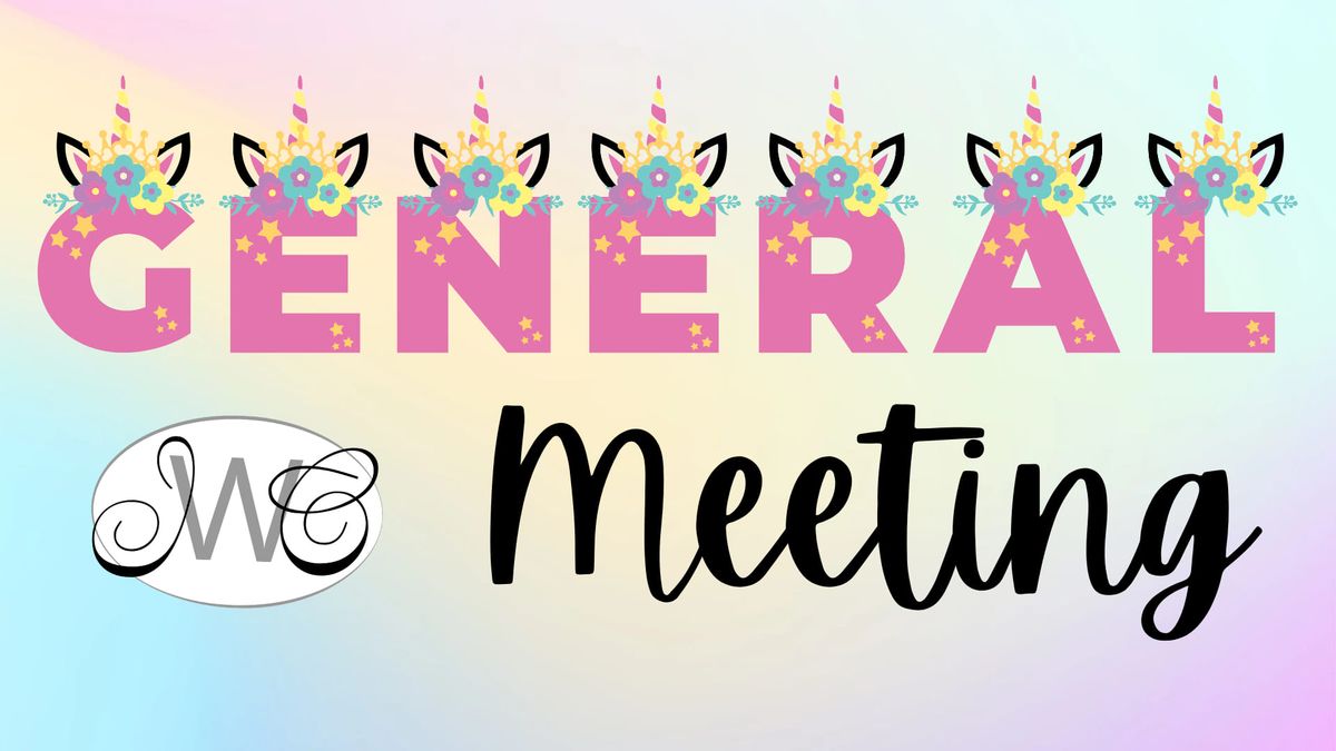 September General Meeting 