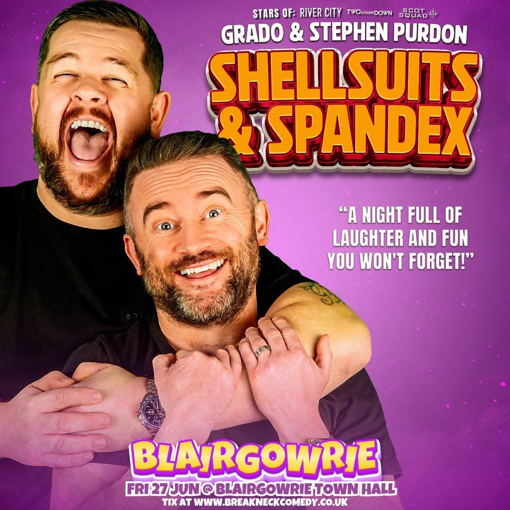 SHELLSUITS AND SPANDEX : GRADO & STEPHEN PURDON : Live