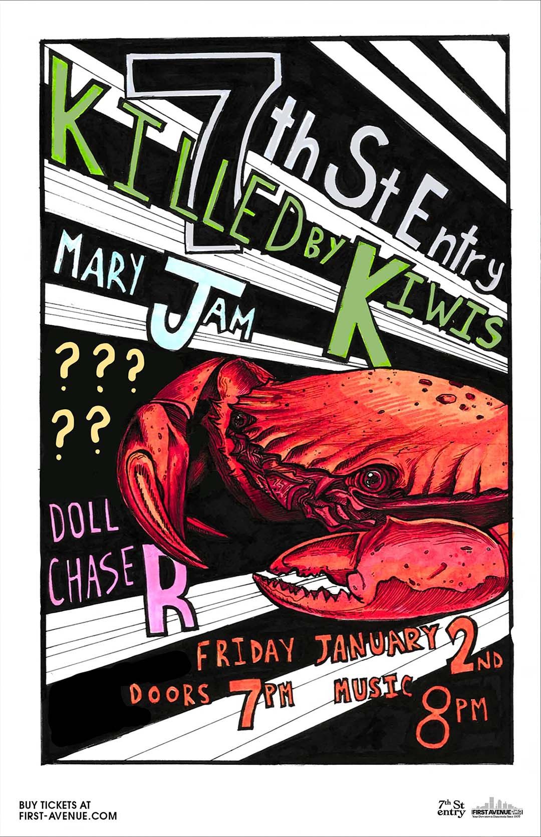 Killed by Kiwis  Mary Jam & Doll Chaser