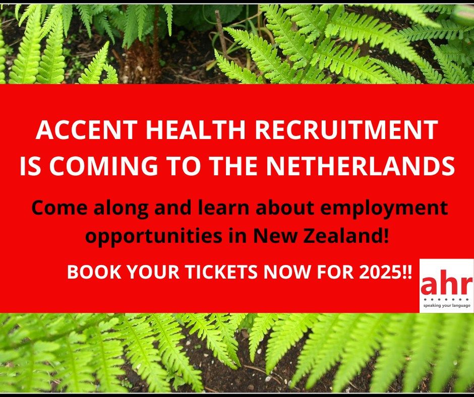 Working and Living in New Zealand for Health Professionals - in the Netherlands