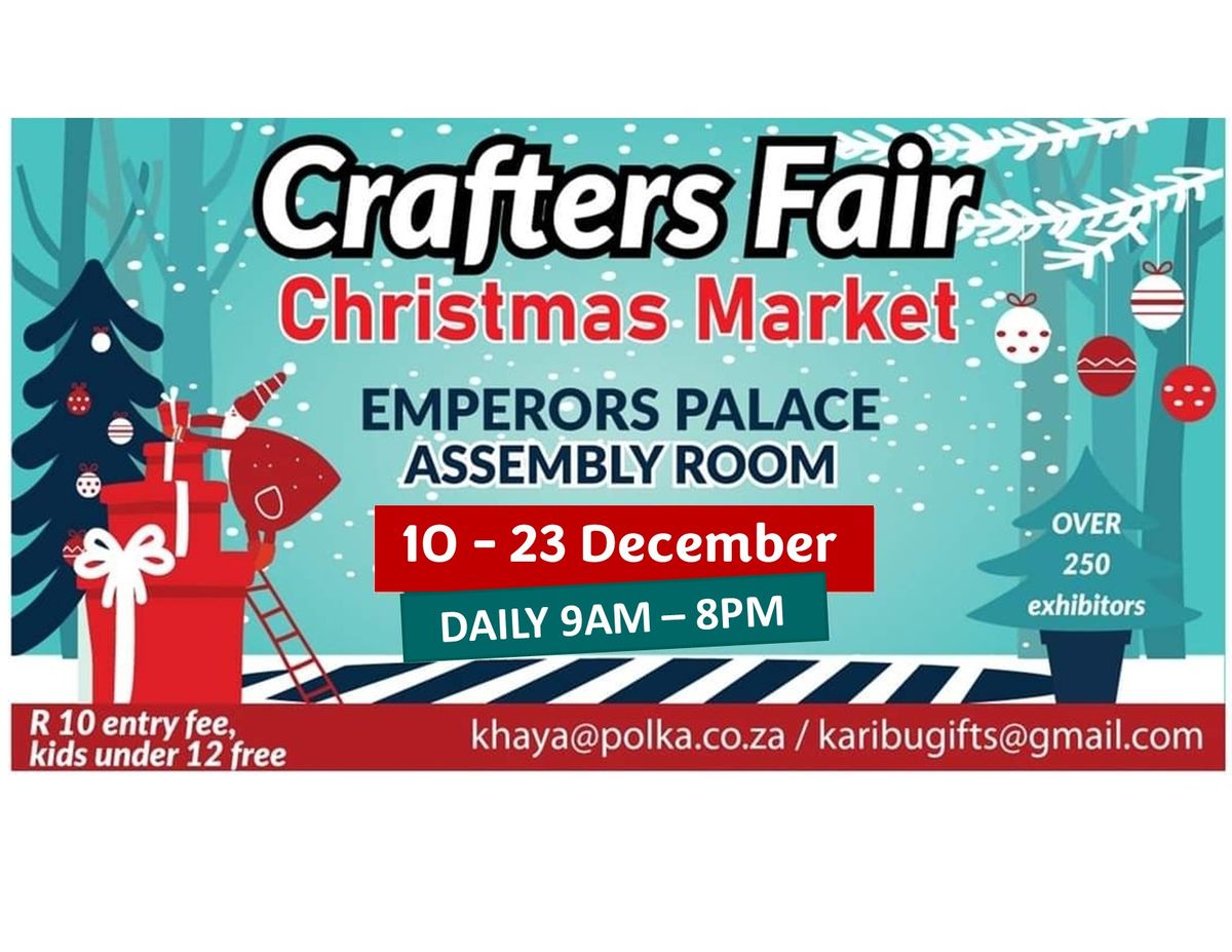 Crafters Fair Christmas Market - Assembly Room, Emperors Palace