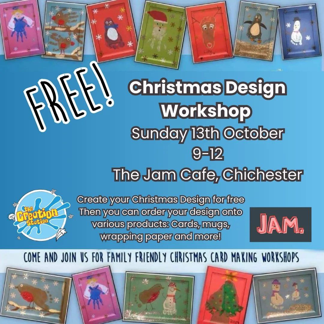 FREE Christmas Card Workshop at the Jam Cafe