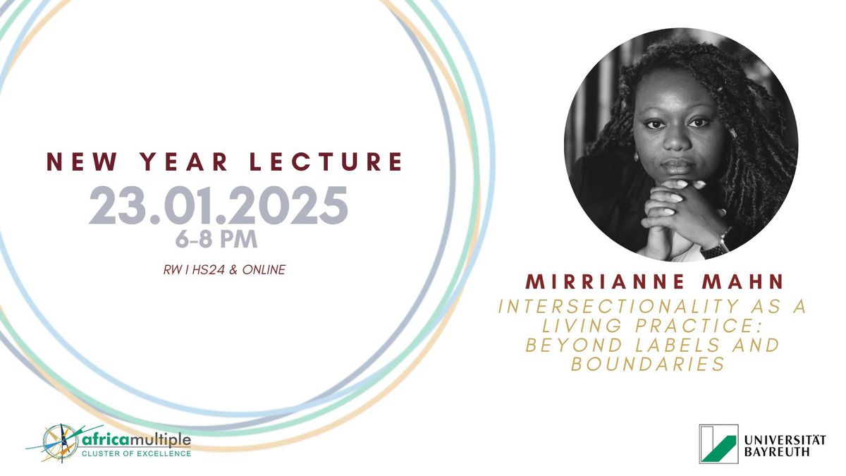 New Year Lecture 2025 \u2013 Intersectionality as a Living Practice: Beyond Labels and Boundaries