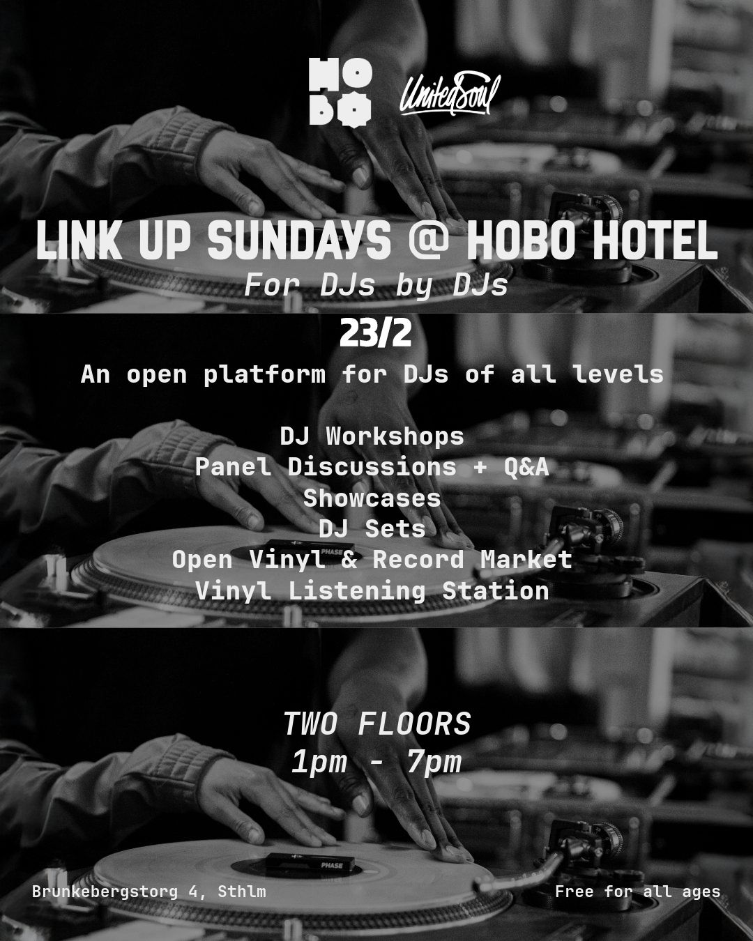 Link Up Sundays @Hobo Hotel - for DJ\u00b4s by DJ\u00b4s