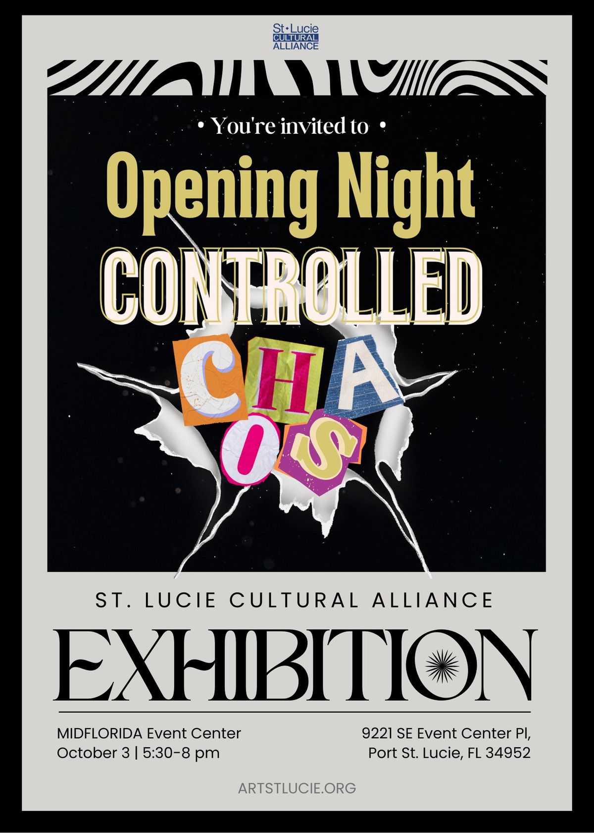 Opening Night - "Controlled Chaos" Art Show