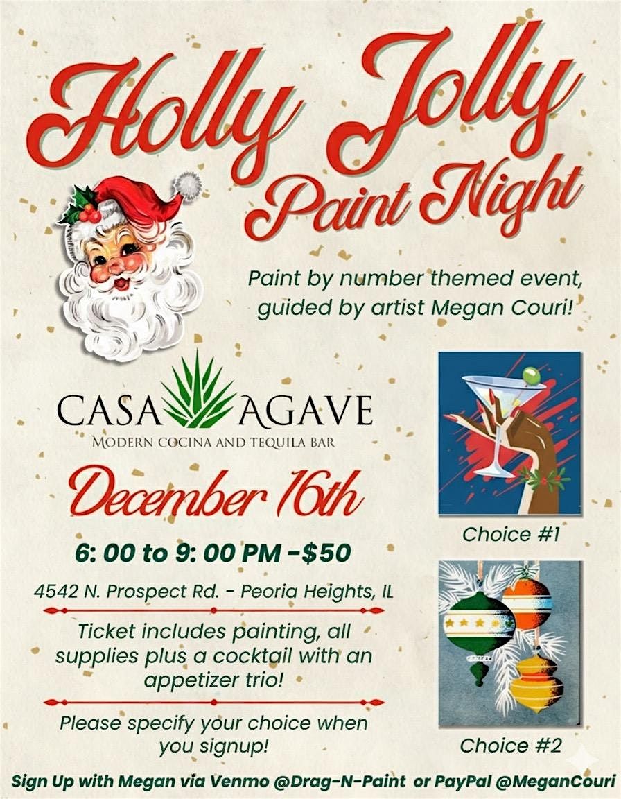 Holiday Paint and Sip  at Casa Agave