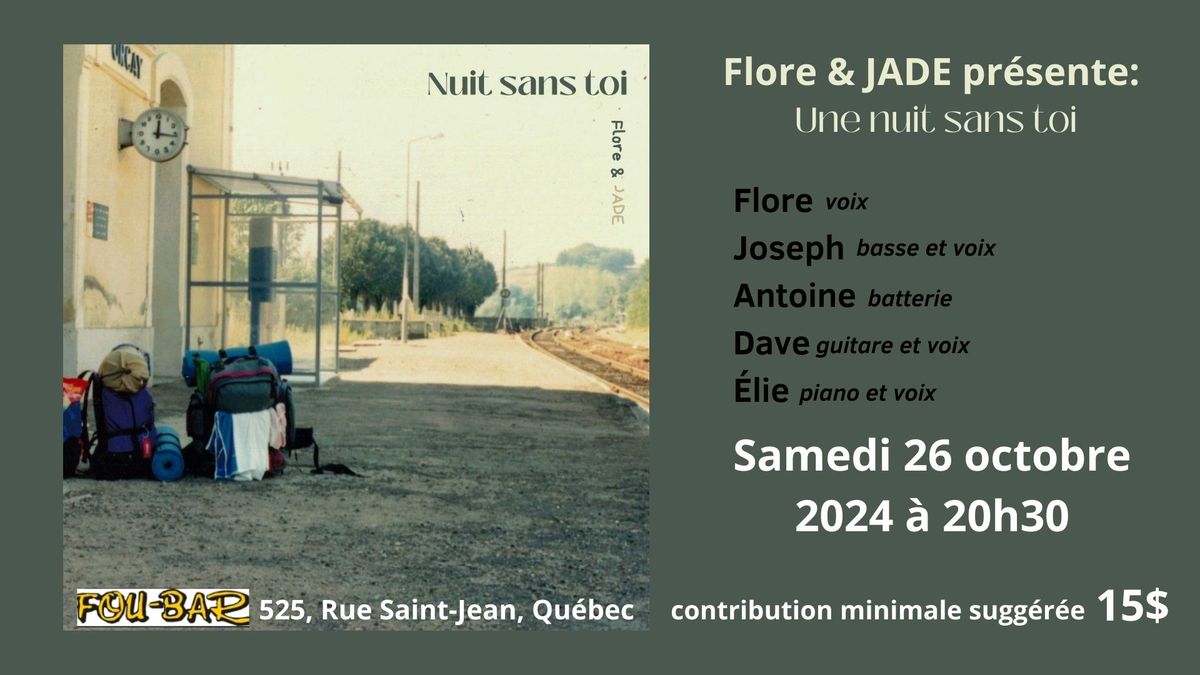 FLORE & JADE jazz\/rock\/populaire 