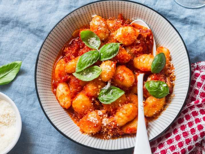 Fluffy Sweet Potato Gnocchi\t