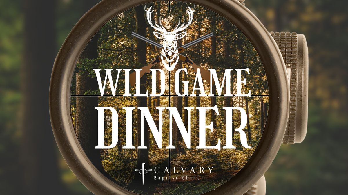 Men's Wild Game Dinner