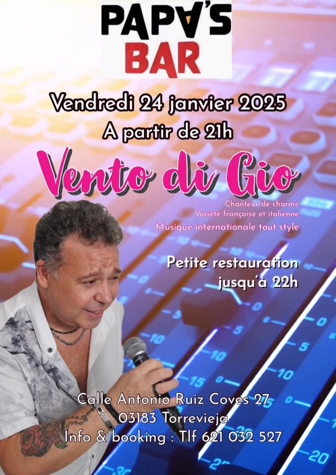 Soir\u00e9e dansante avec Vento \ud83c\udfa7\ud83c\udfa4