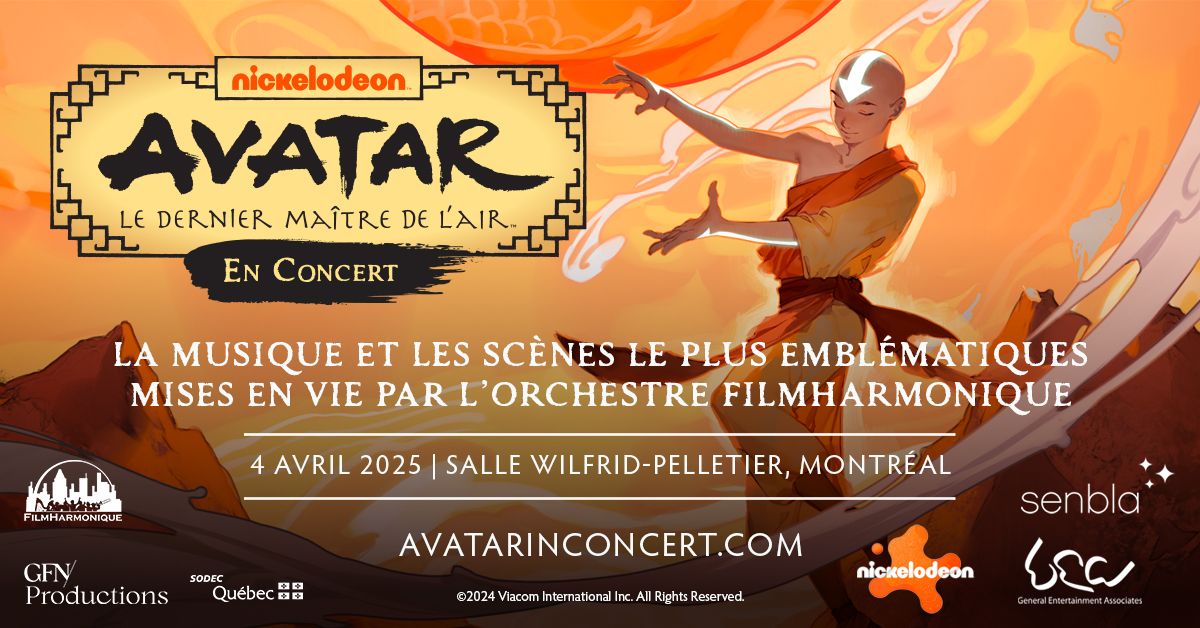 Avatar, le dernier ma\u00eetre de l'air en concert