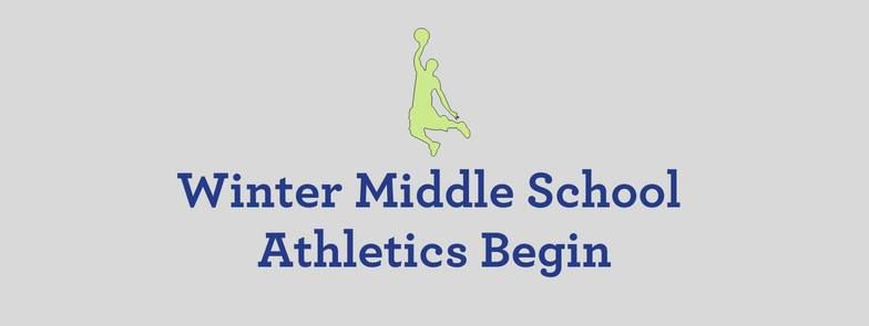 Winter Middle School Athletics Begin