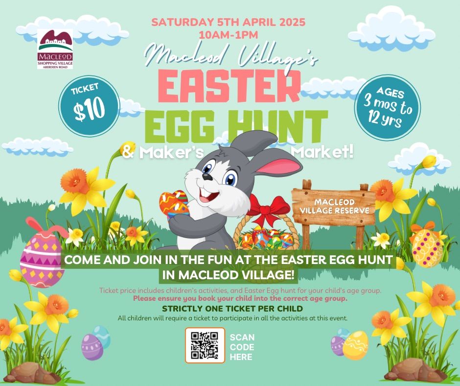 Macleod Village Easter Egg Hunt and Maker\u2019s Market