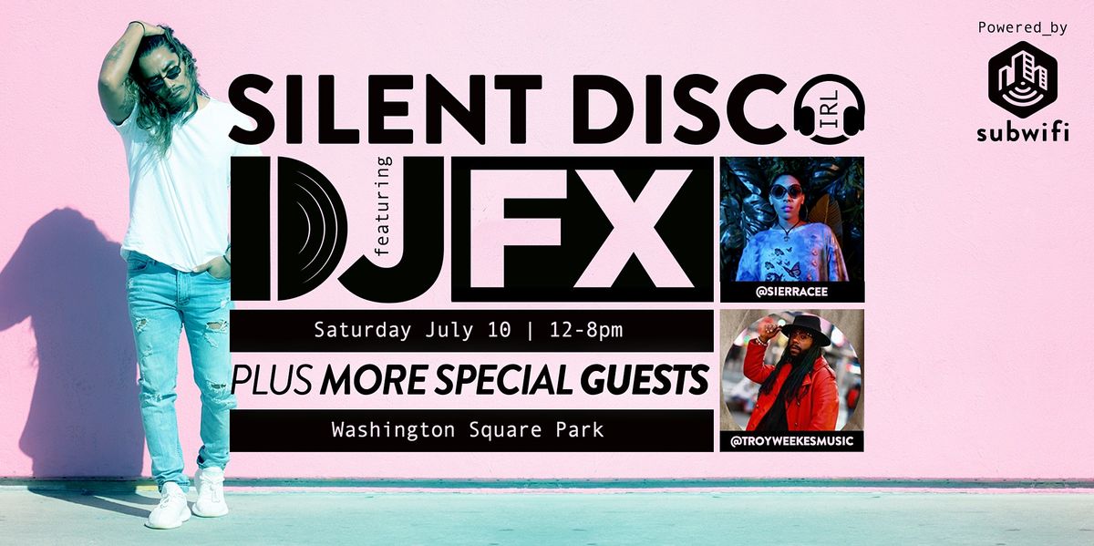 Silent Disco in Washington Square Park