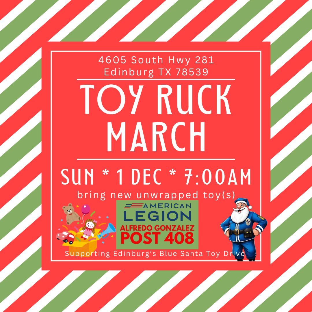 American Legion Post 408 Annual Toy Ruck March