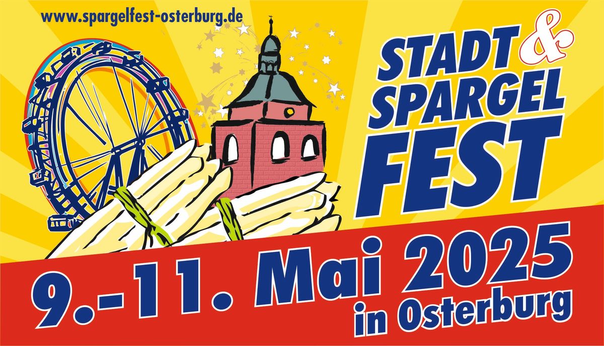 Stadt- & Spargelfest Osterburg l 9. - 11. Mai 2025