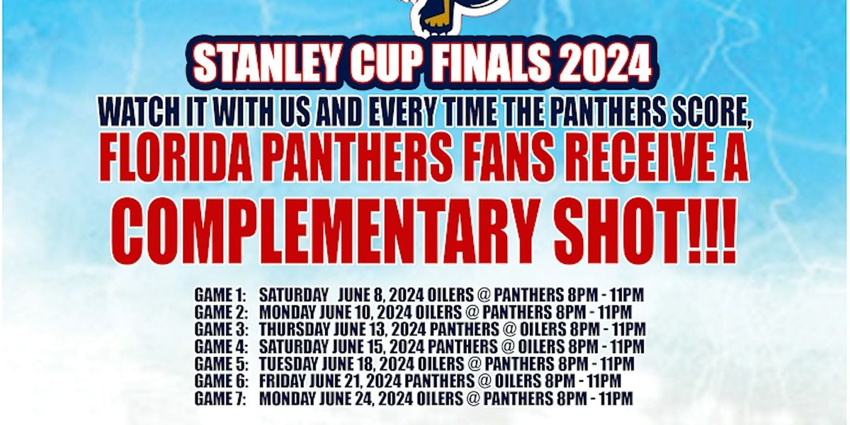 Game 7 of Panthers Hockey Finals - Watch Party for Stanley Cup