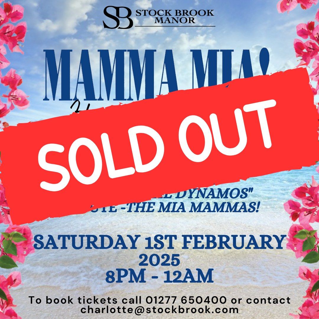 SOLD OUT! - Mamma Mia Night! Saturday 1st Feb 2025