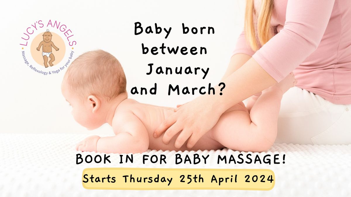 Baby Massage Course THURSDAYS in April\/May 2024 Brighton