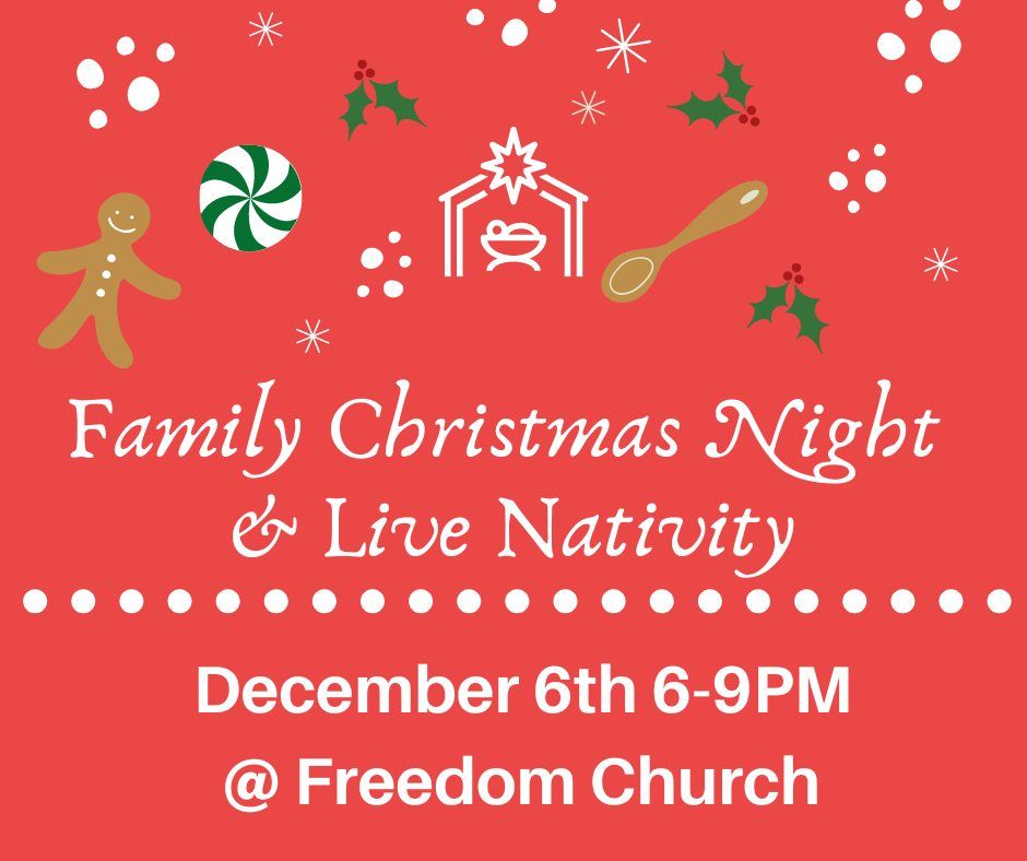 Family Christmas Night & Live Nativity 