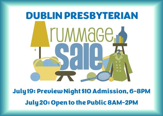 Dublin Presbyterian Rummage Sale