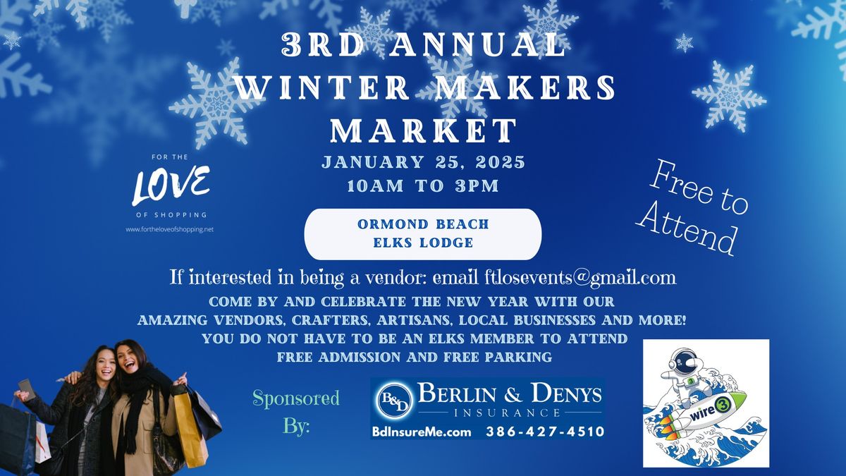 3rd Annual Winter Makers Market 