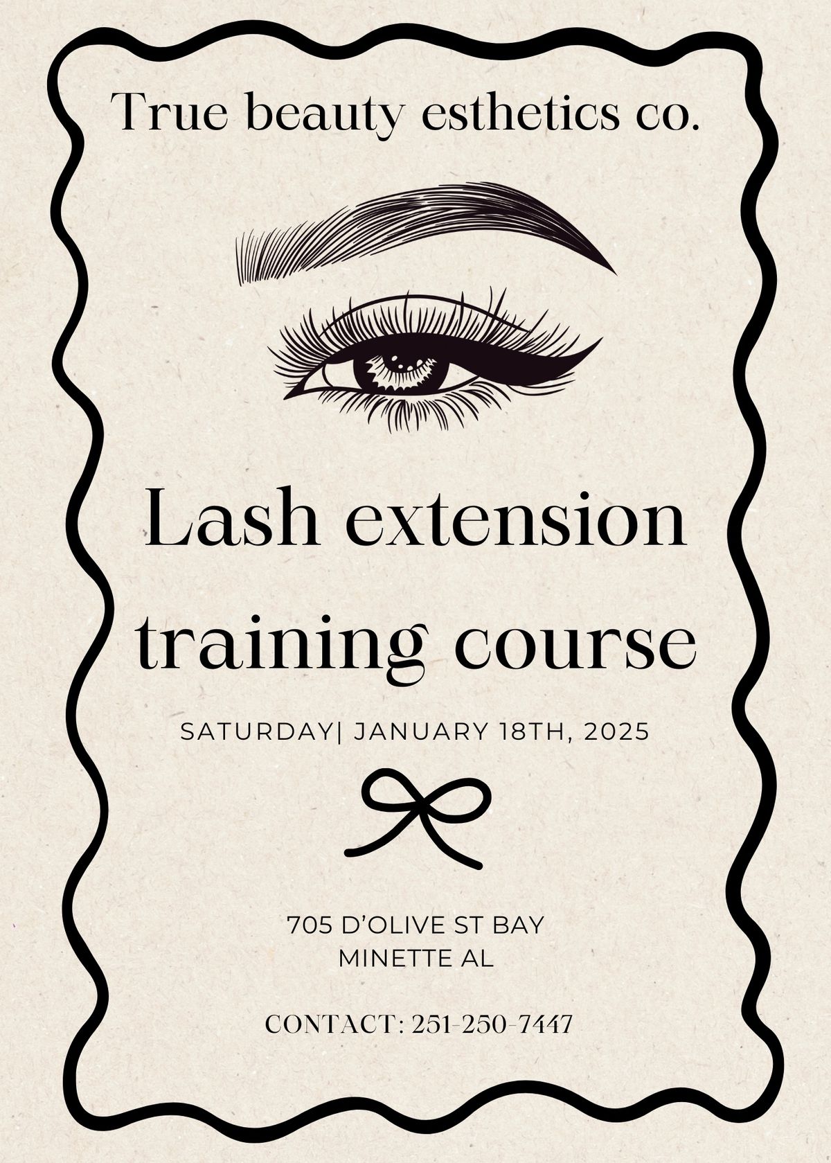 True Beauty's Lash Extension Training Course