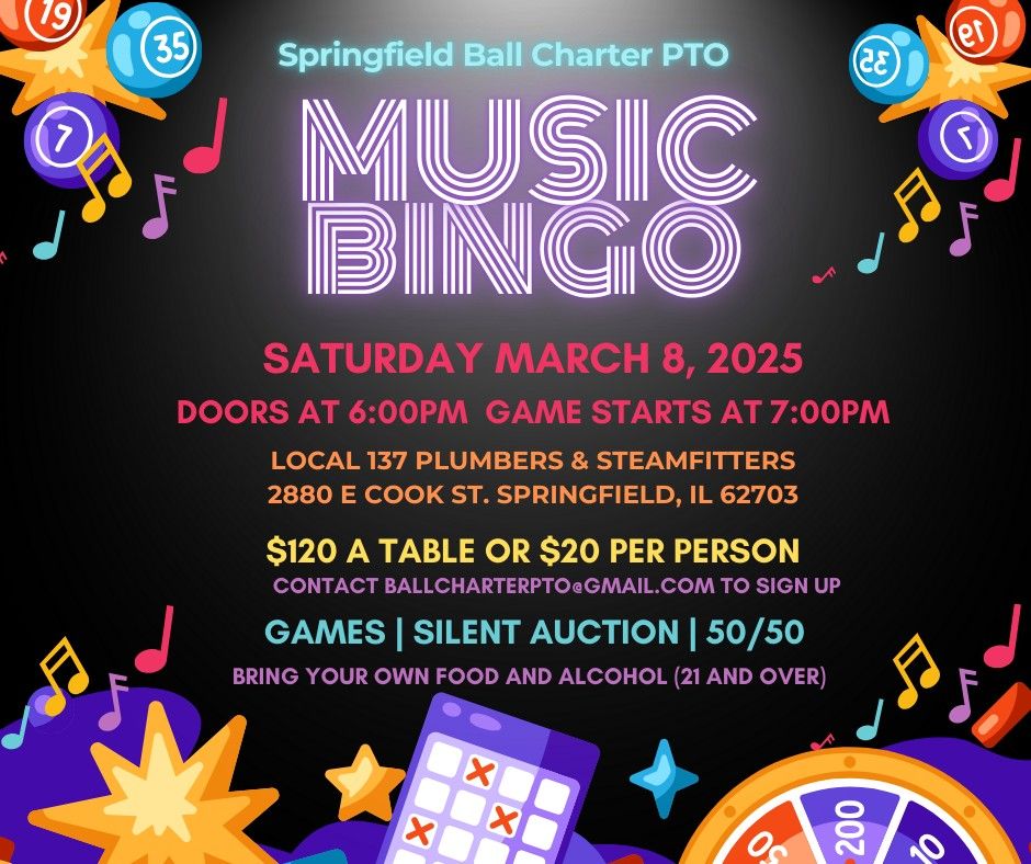 SBCS PTO Music Bingo Fundraiser