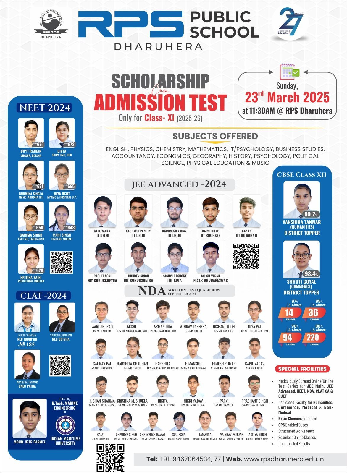 Scholarship Admission Test for Grade XI