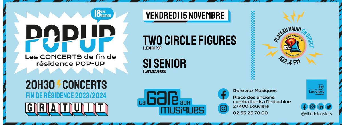 Pop-Up Party #18 (Si Senior + Two Circle Figures)