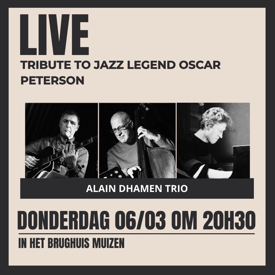 Live Jazz: Alain Dhamen Trio