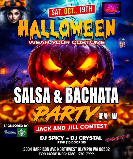 SALSA & BACHATA HALLOWEEN PARTY @ EBF LOUNGE