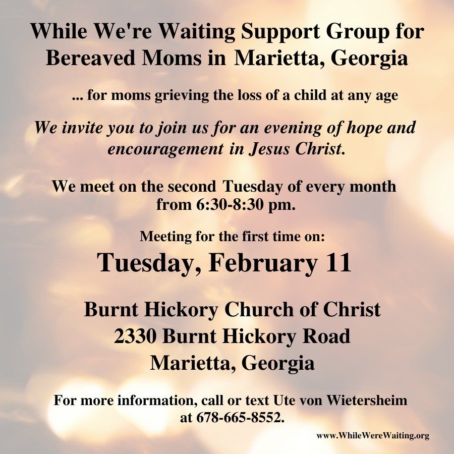 Grief Group for Moms in Marietta