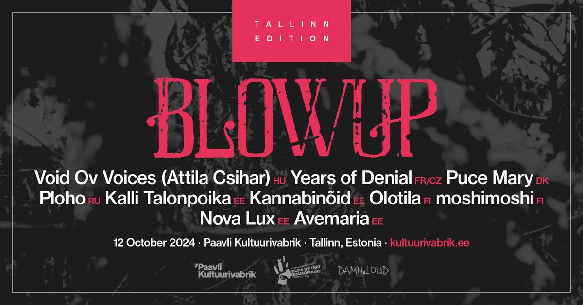 Blowup Festival - Tallinn Edition