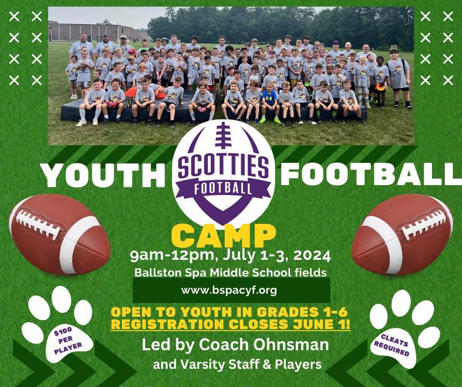 Scottie\u2019s Youth Football Camp