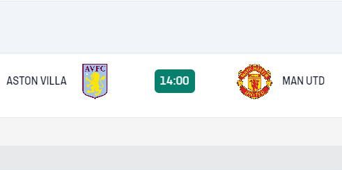 Aston Villa v Man Utd