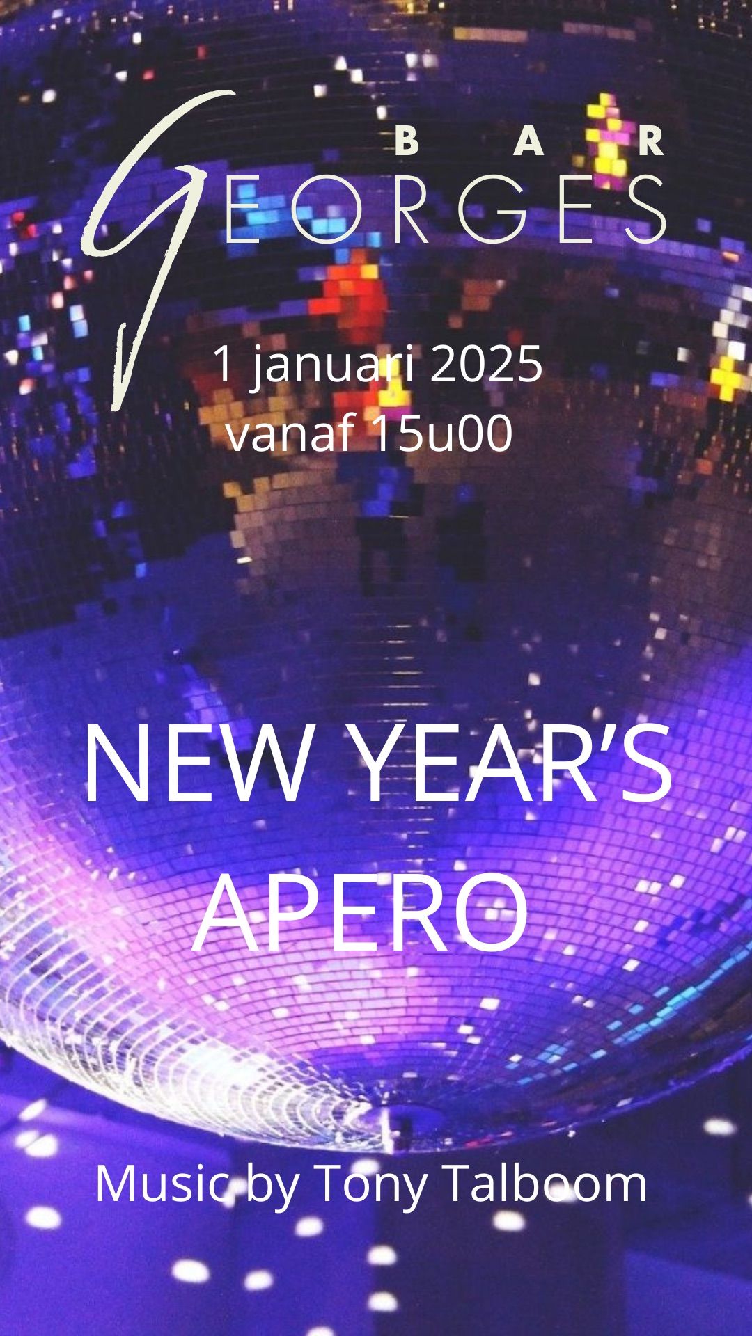 New Year's apero in BAR Georges 